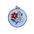 Porte-aiguille aimanté - Fleurs