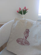 Kit broderie tote-bag - inspiration Naissance de Vénus
