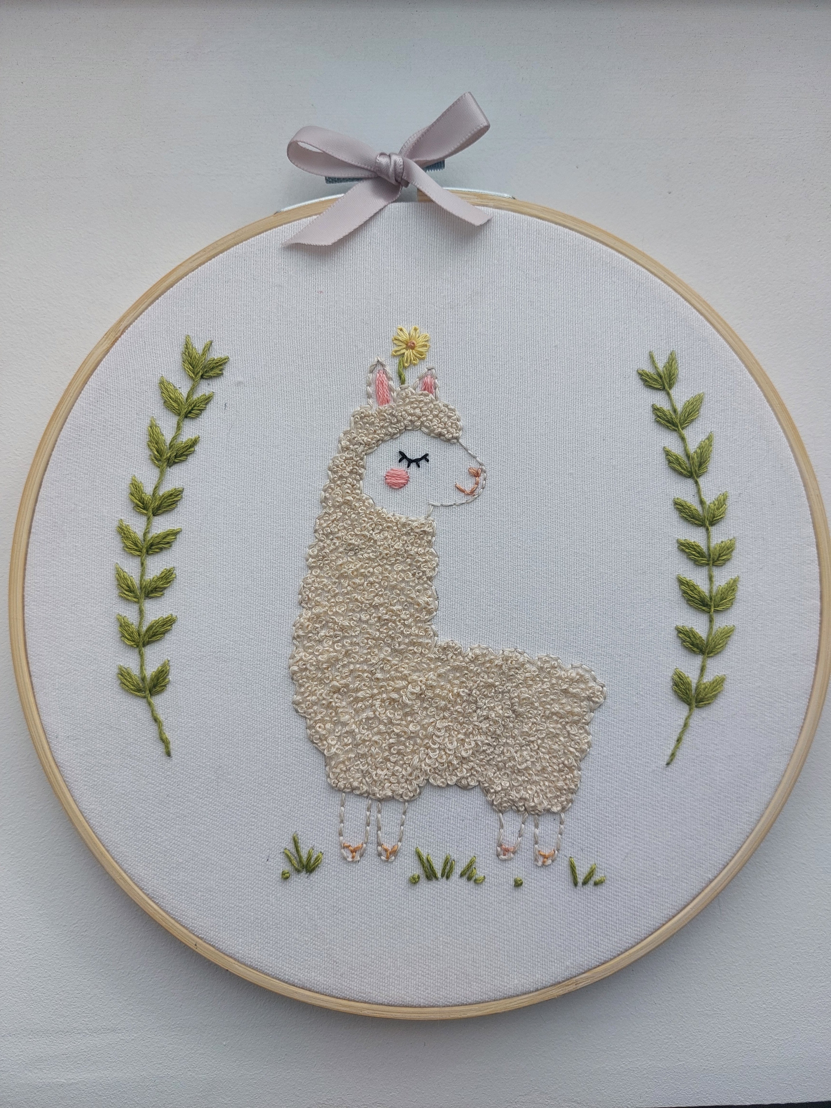 Kit broderie Alpaga Fleuri