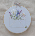 Kit broderie - Lettre fleurie